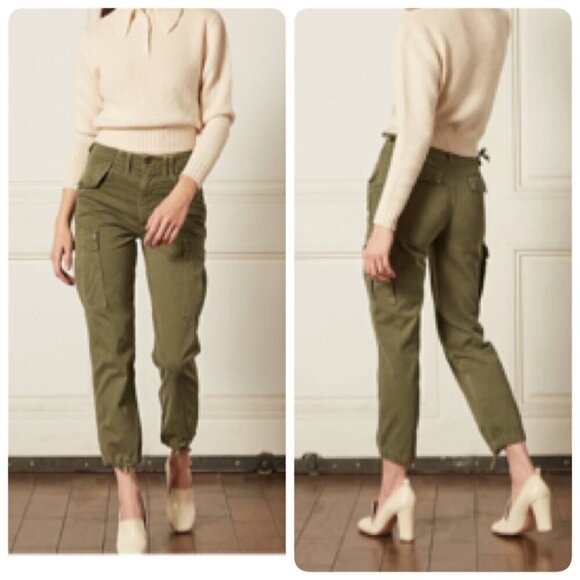 Boyish THE KAi Cargo Pant Sz 25 in THE LAST COMMAND Military Green - Picture 1 of 11